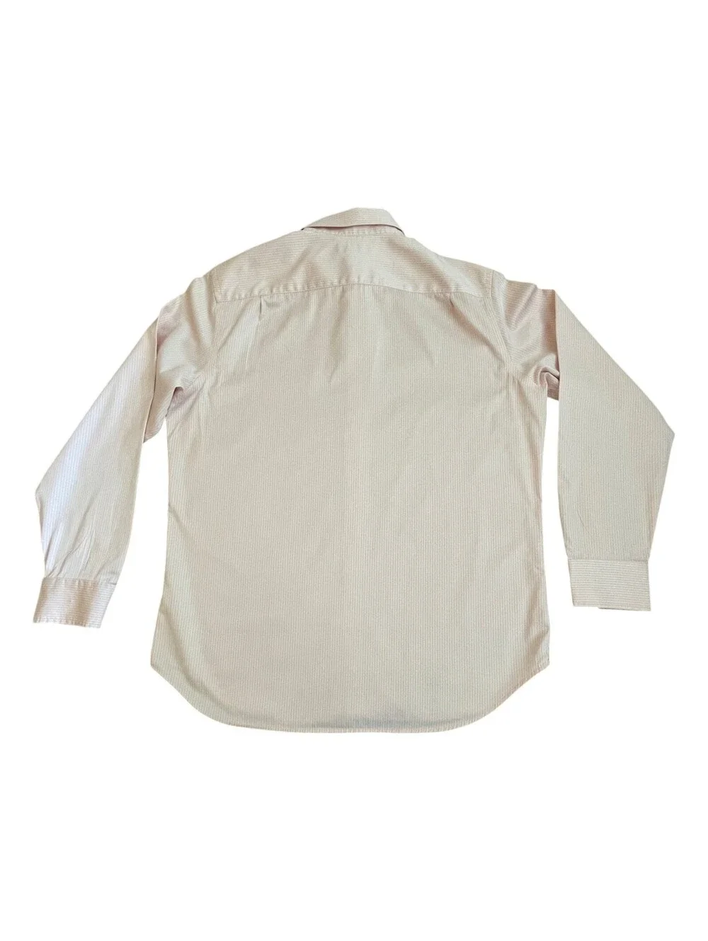 Banana Republic Men's LG Pink/White Striped L/S Dress Shirt